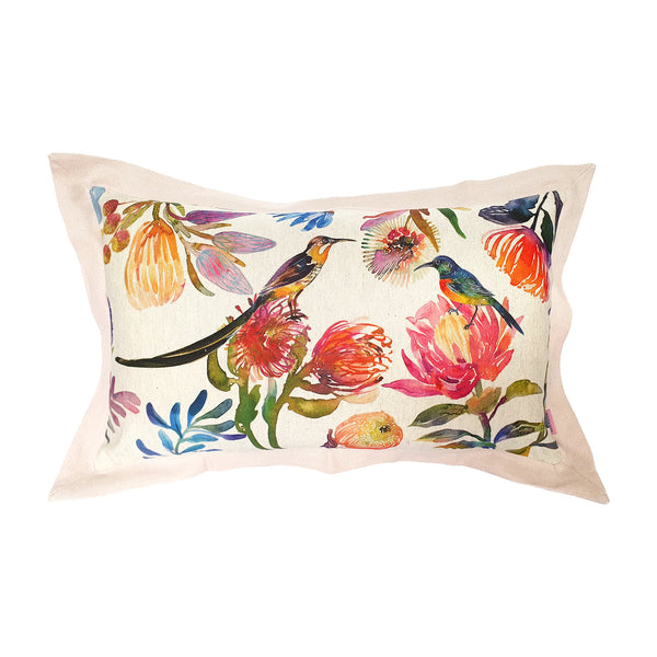 New Fynbos Cushion Cover, 60cm x 30cm, Cotton-linen blend