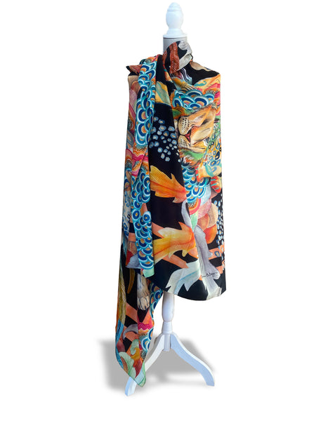 Royal Lion Fine Wool Scarf