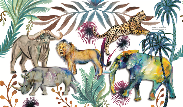 Big Five Candle Shade