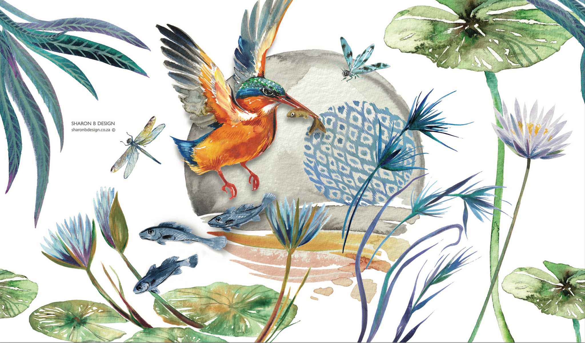 Kingfisher Candle Shades