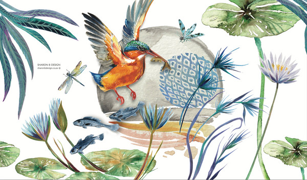 Kingfisher Candle Shades