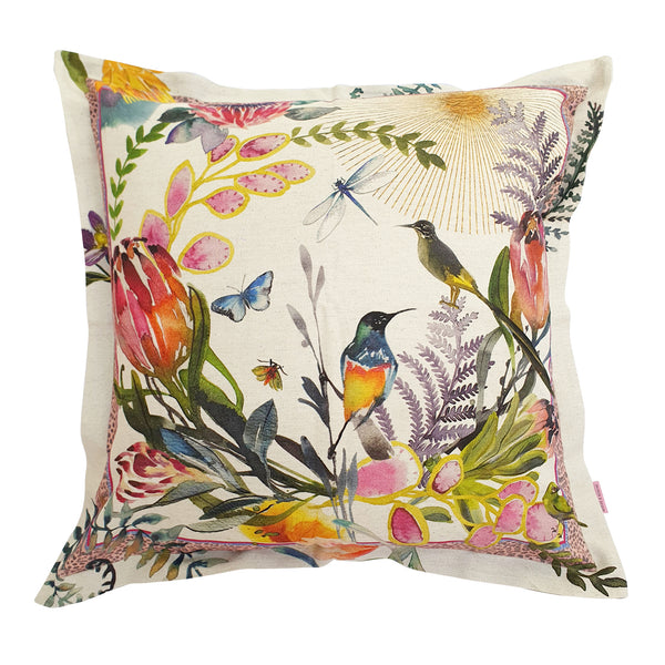 Colour Fynbos Cushion Cover, Standard, Cotton-Linen Blend