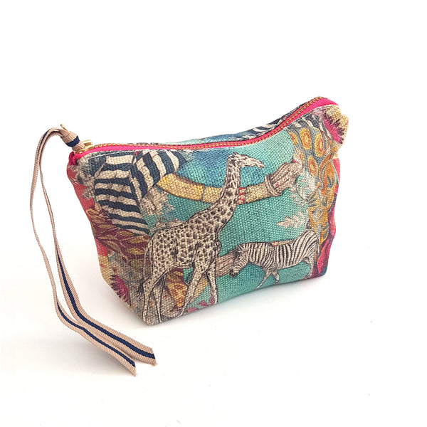 Zip pouch with Tribal artwork