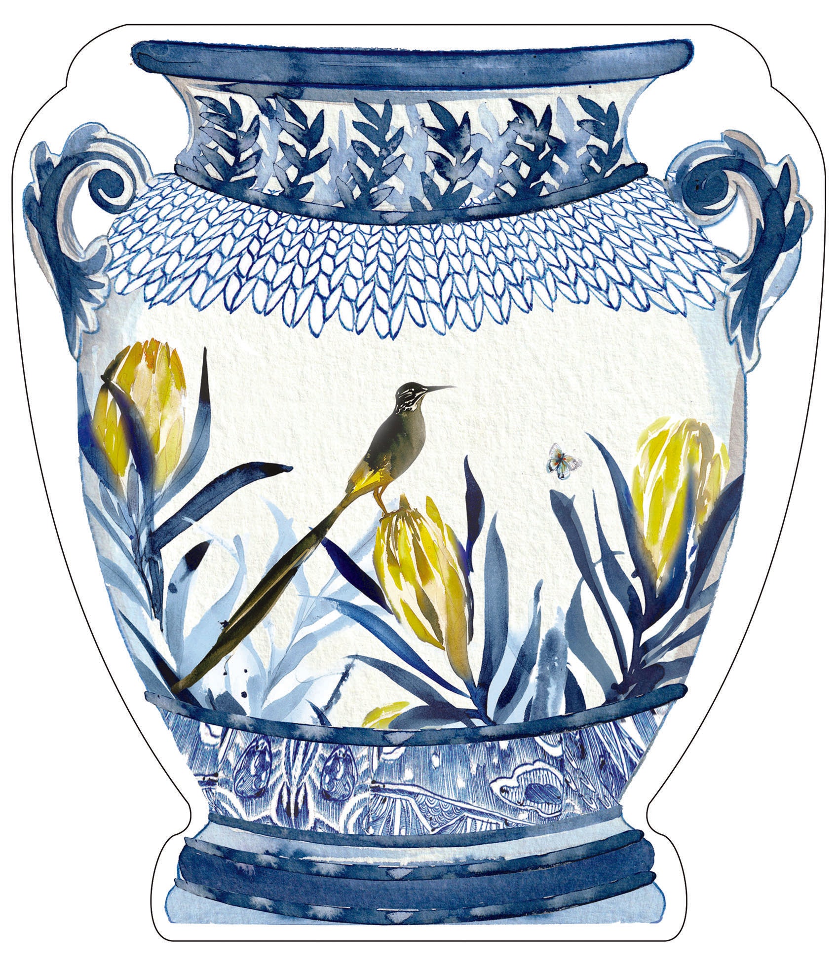 Paper Vase Table Mountain