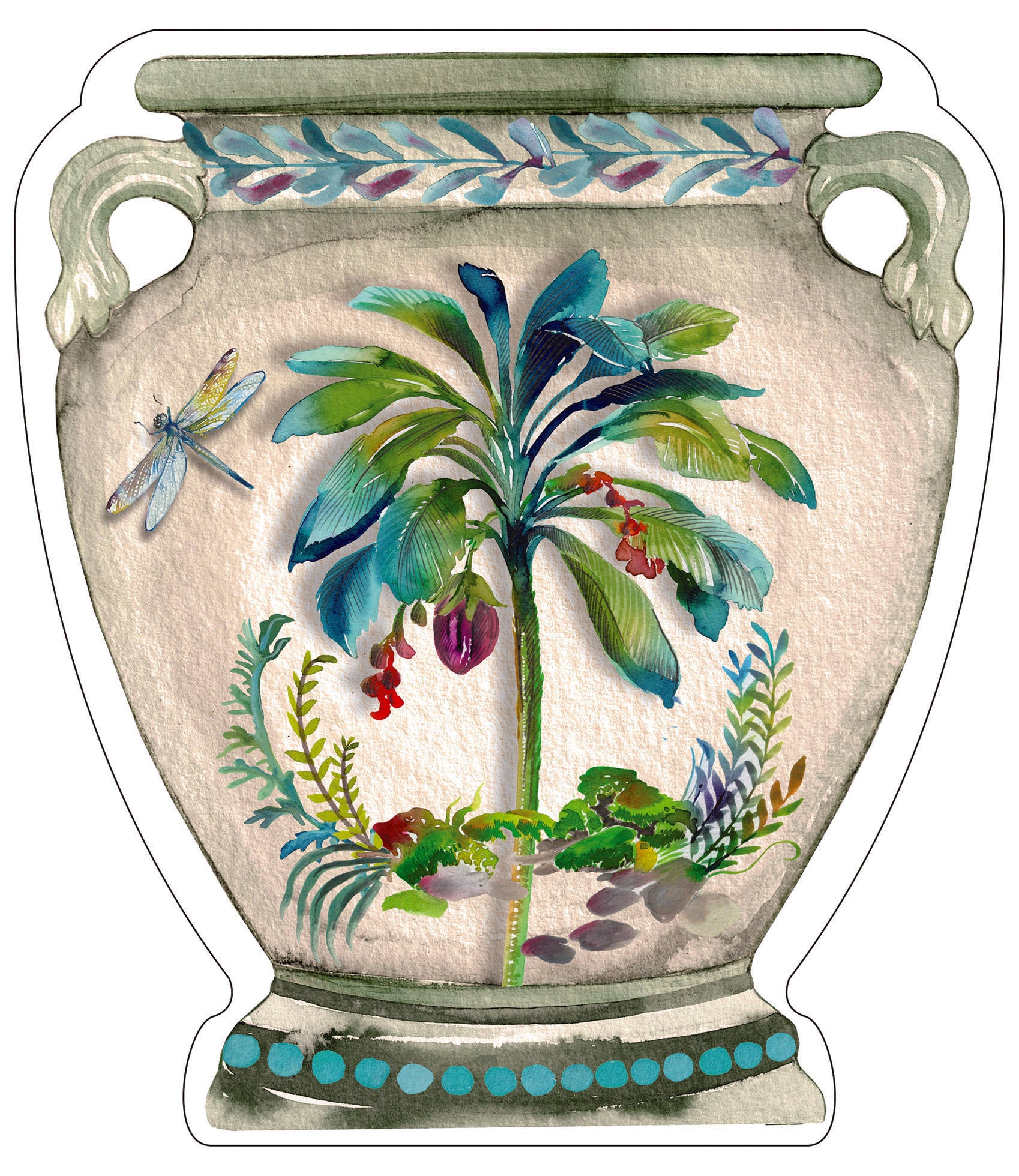Paper Vase fern