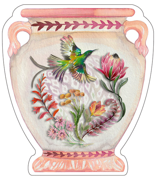 Paper Vase Colour Fynbos
