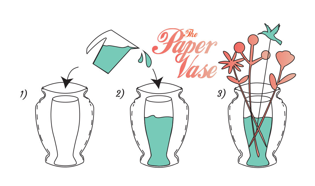 Paper Vase fern