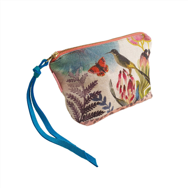 Zip pouch with Colour Fynbos Original