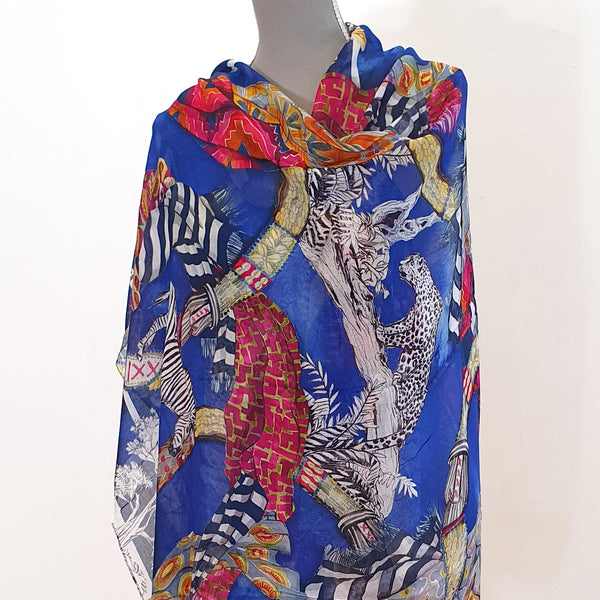 Tribal Silk-modal Scarf