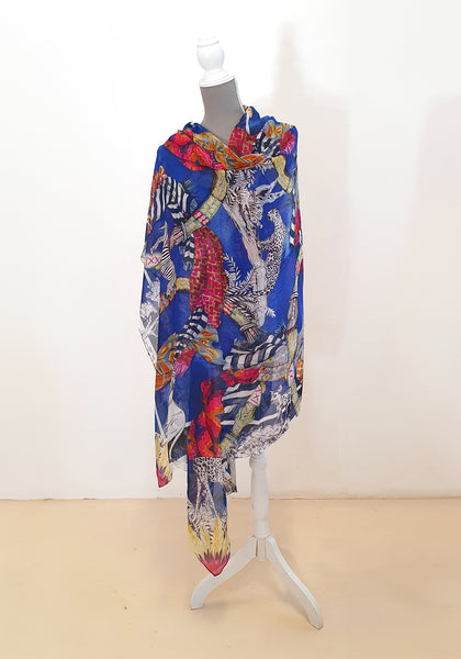 Tribal Silk-modal Scarf