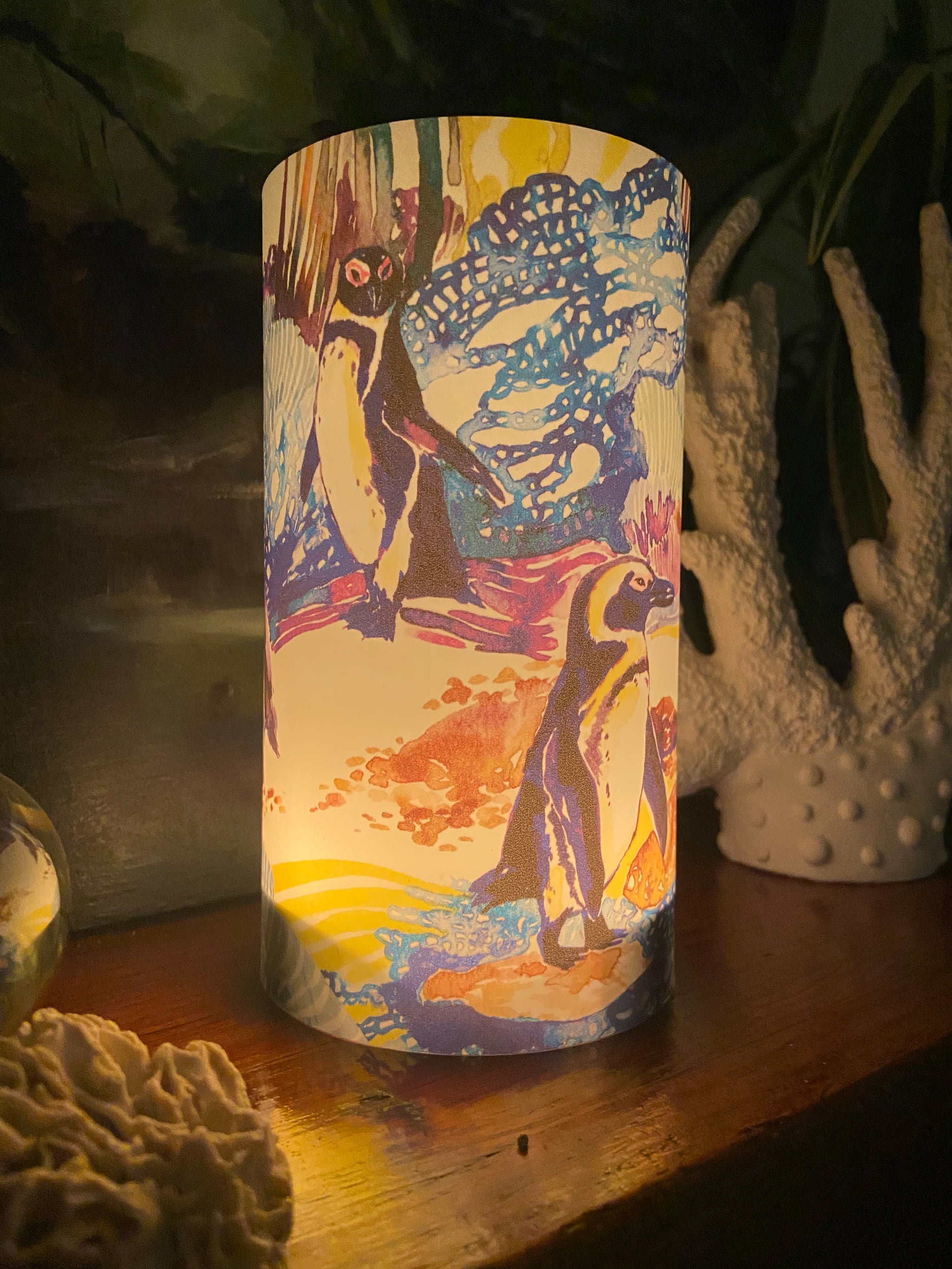 Standing Penguin Candle Shade