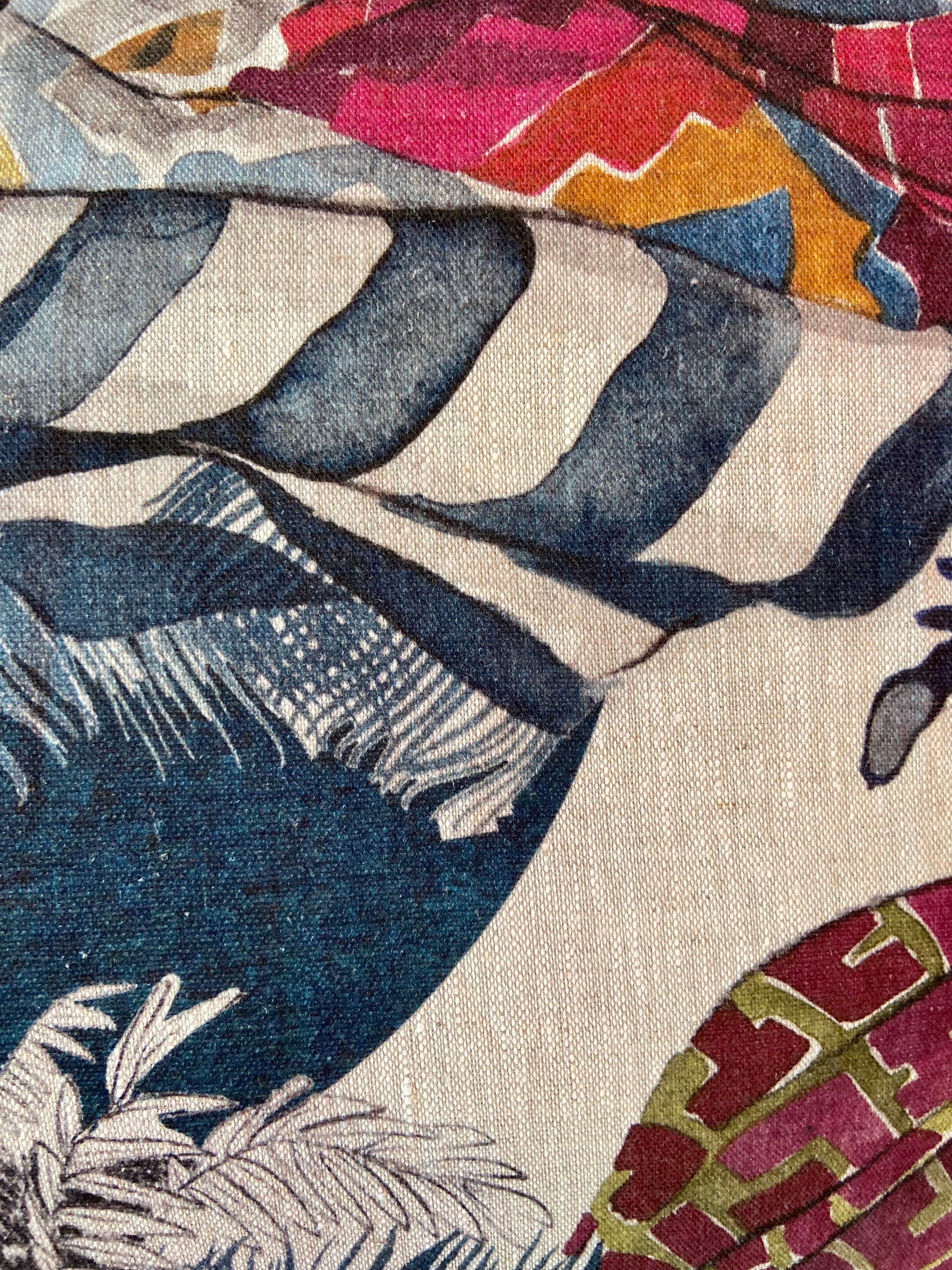 Elephant Cushion Cover, Large, Belgian Linen