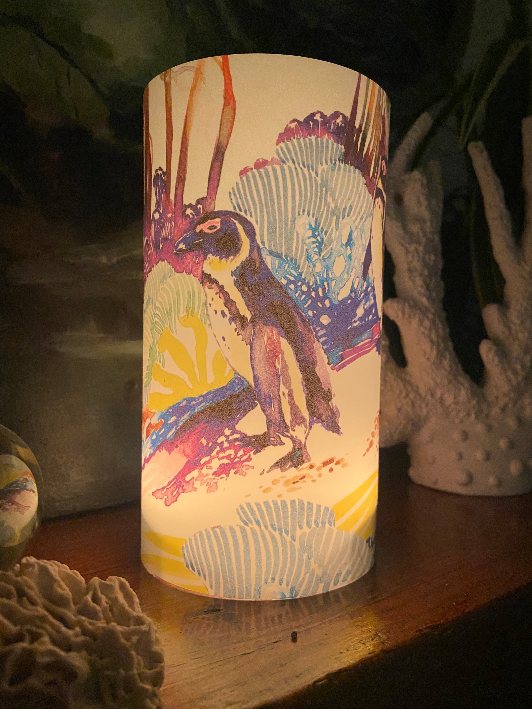 Standing Penguin Candle Shade