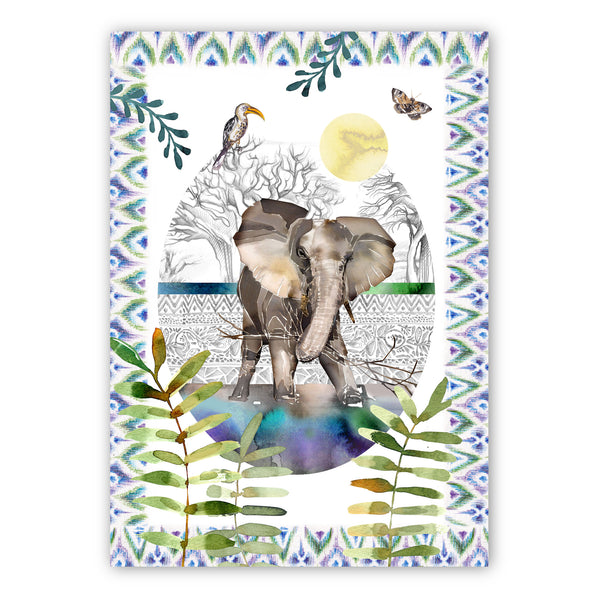 Elephant A4 Art Print