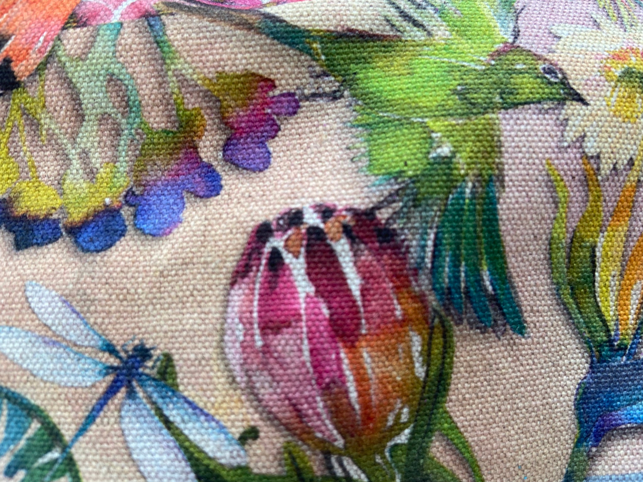 Zip pouch with Colour Fynbos artwork 2022