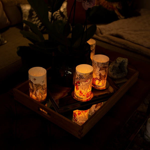 Fiesta Cheetah Candle Shade