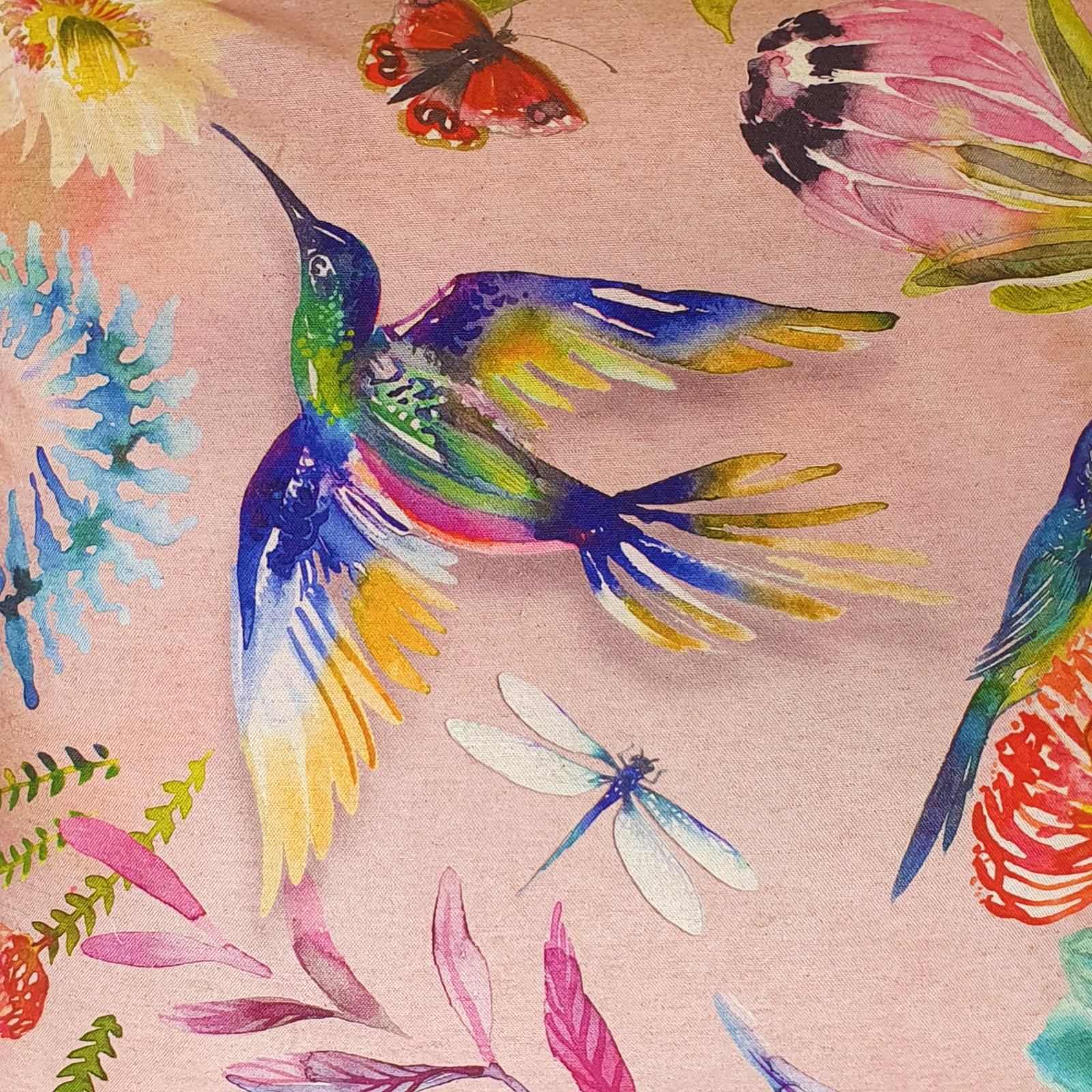 Paradise Cushion Cover, Standard, Cotton-linen blend
