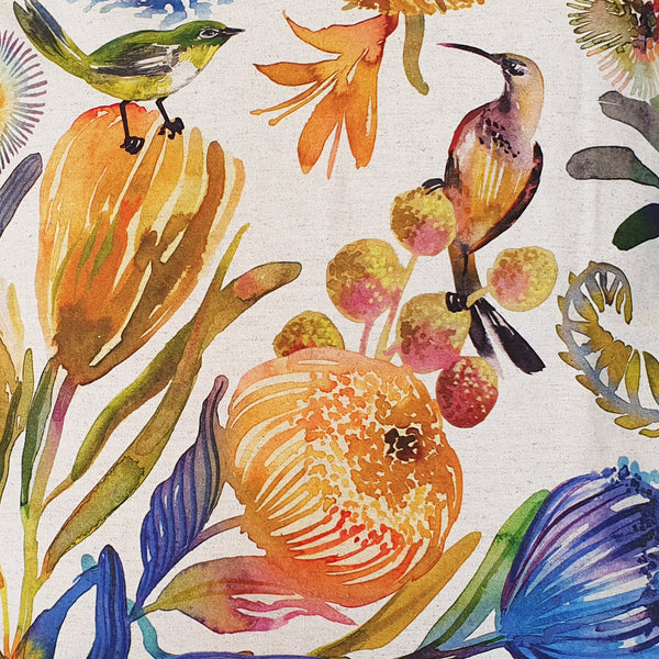 Ochre Pincushion Cushion Cover, Standard, Cotton-Linen Blend