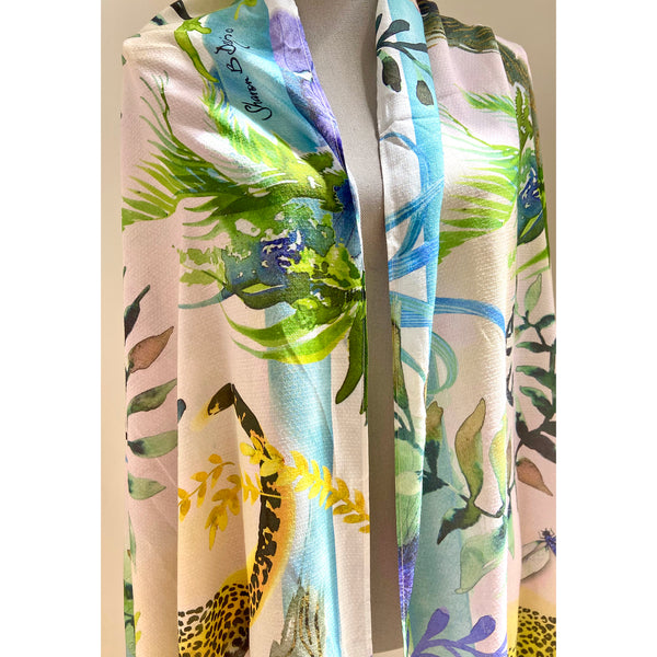 Cape Leopard Viscose Scarf