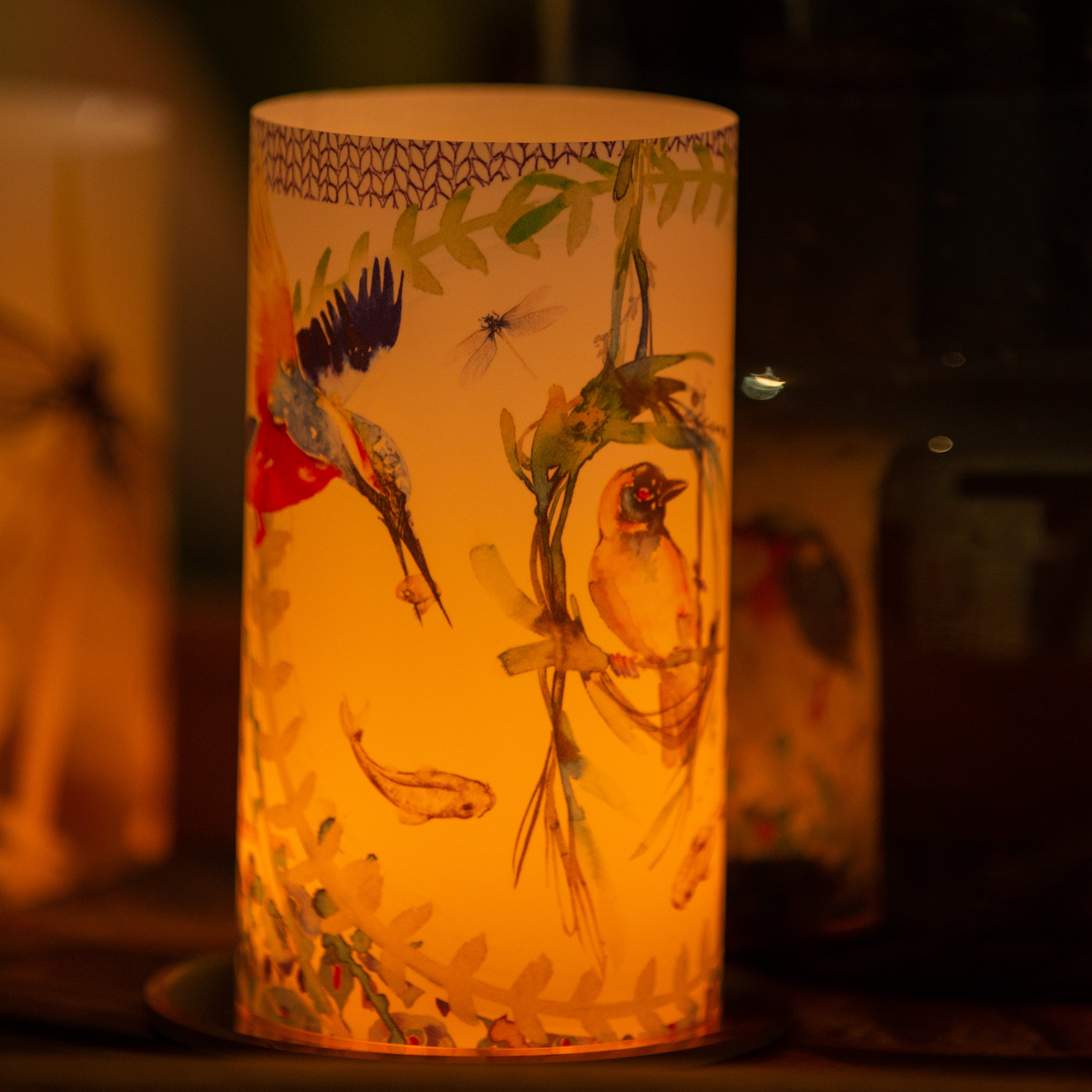 Kingfisher Candle Shades